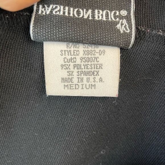 Fashion Bug Black Stretch Fit Pants Size M EUC - Picture 4 of 5